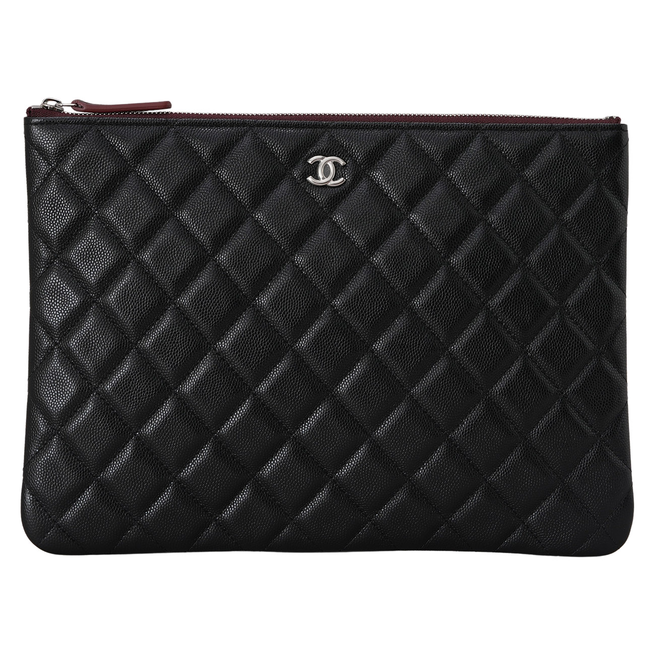 CHANEL(USED)샤넬 A8254 캐비어 클래식 뉴미듐 클러치