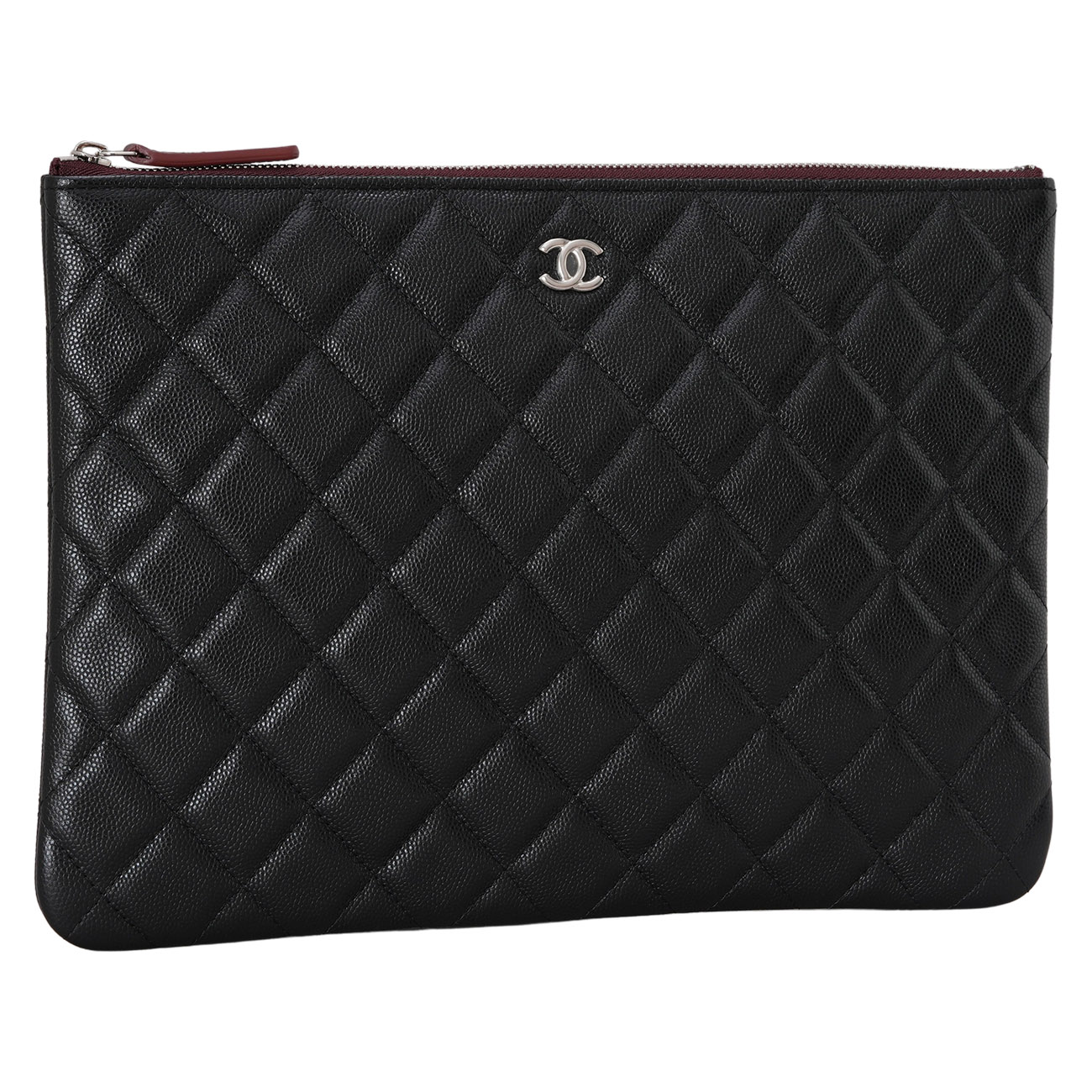CHANEL(USED)샤넬 A8254 캐비어 클래식 뉴미듐 클러치
