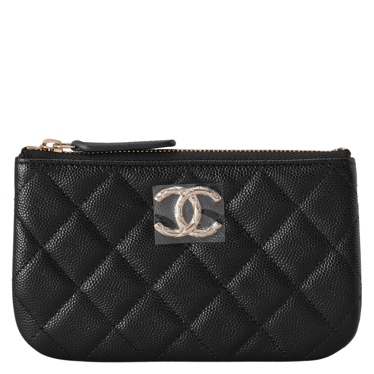 CHANEL(USED)샤넬 AP3980 CC로고 캐비어 미니 파우치