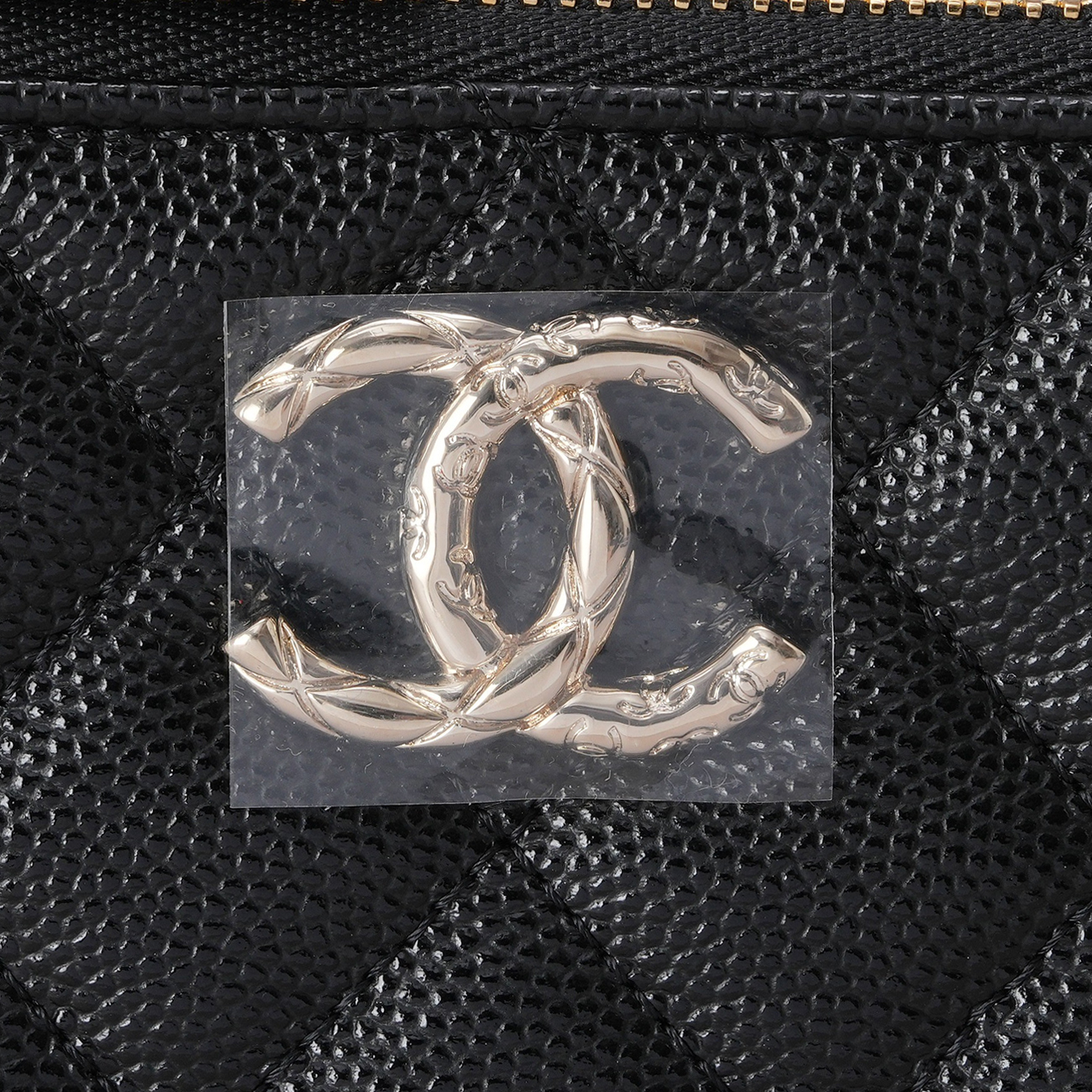 CHANEL(USED)샤넬 AP3980 CC로고 캐비어 미니 파우치