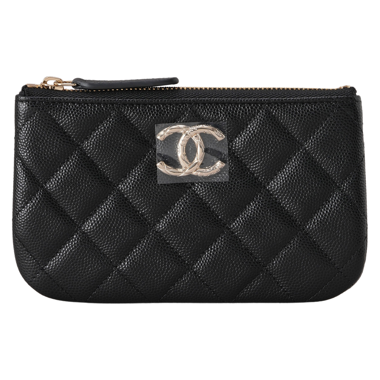CHANEL(USED)샤넬 AP3980 CC로고 캐비어 미니 파우치