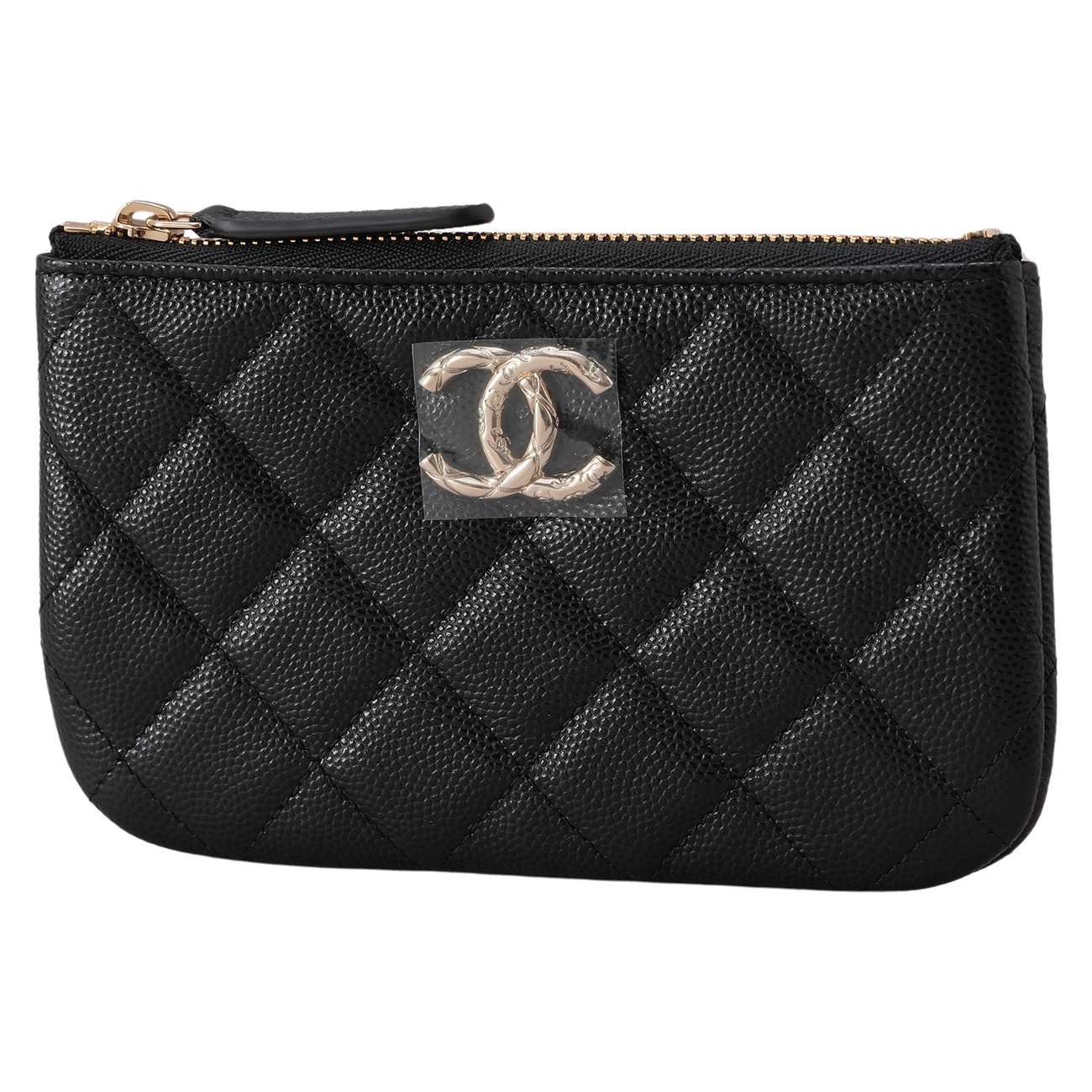 CHANEL(USED)샤넬 AP3980 CC로고 캐비어 미니 파우치