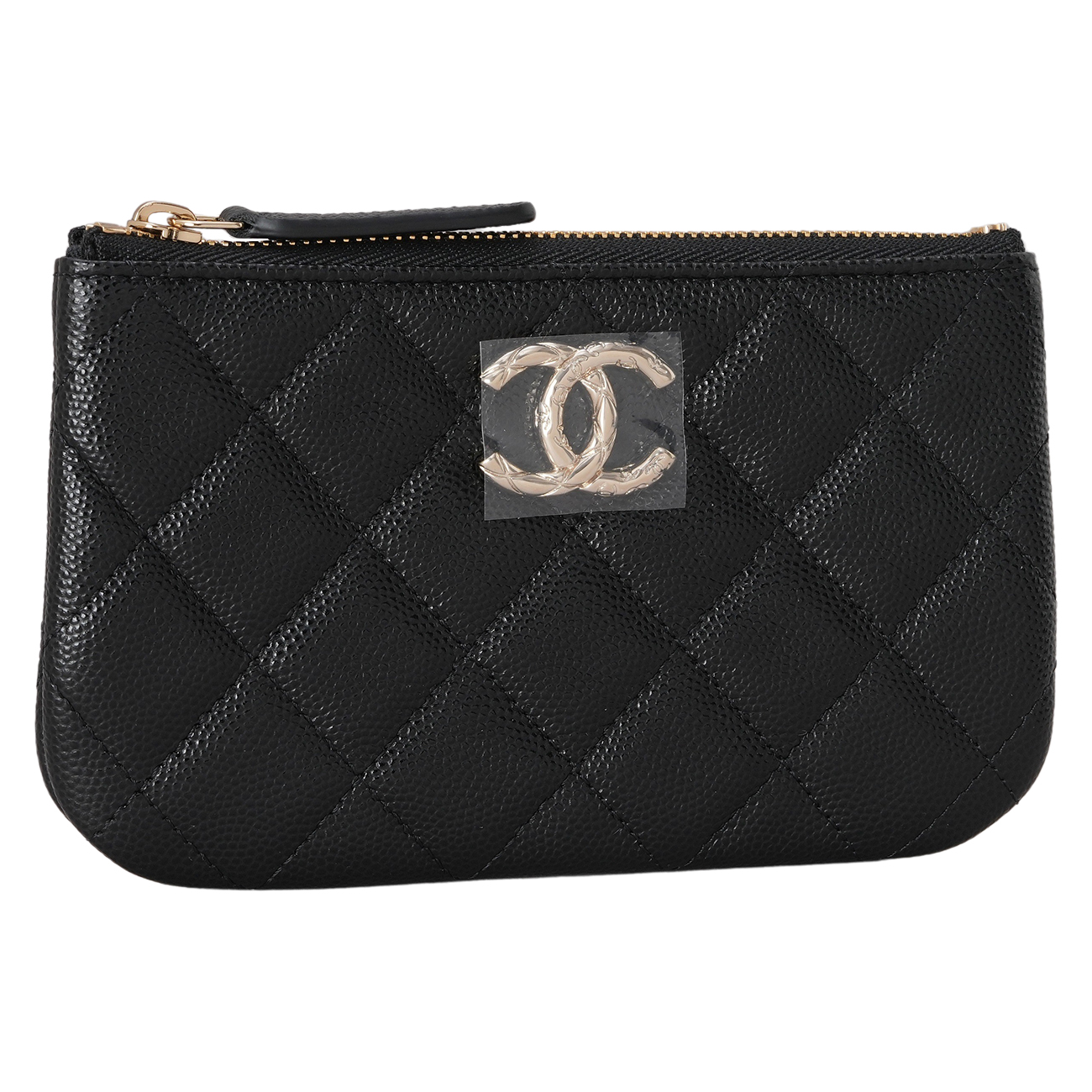 CHANEL(USED)샤넬 AP3980 CC로고 캐비어 미니 파우치