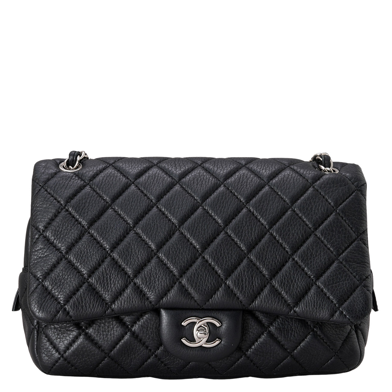 CHANEL(USED)샤넬 시즌 지퍼 체인 플랩백