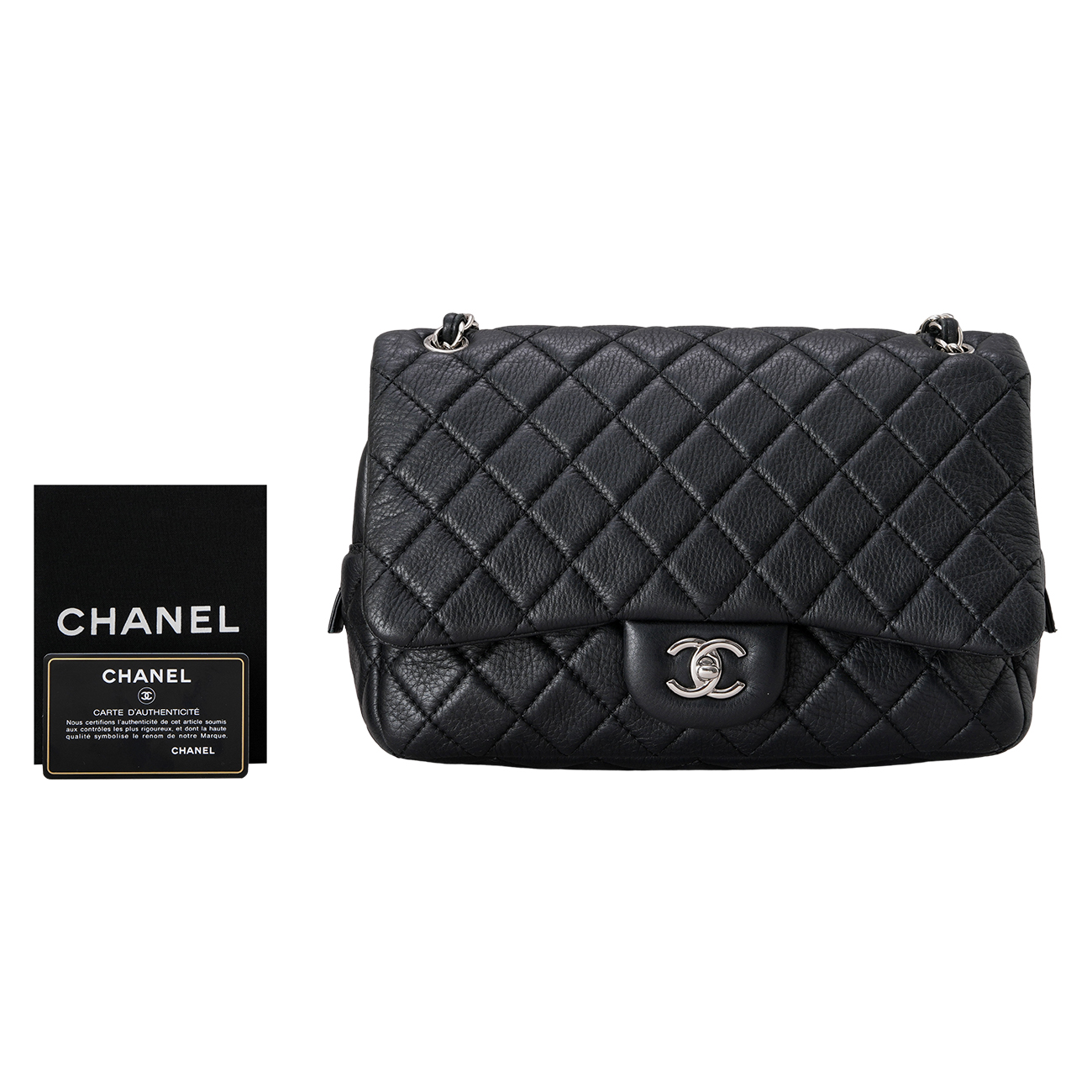 CHANEL(USED)샤넬 시즌 지퍼 체인 플랩백