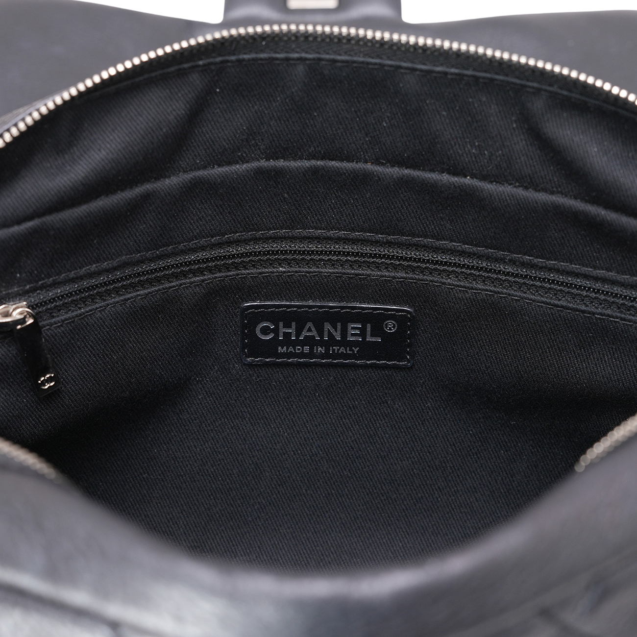 CHANEL(USED)샤넬 시즌 지퍼 체인 플랩백