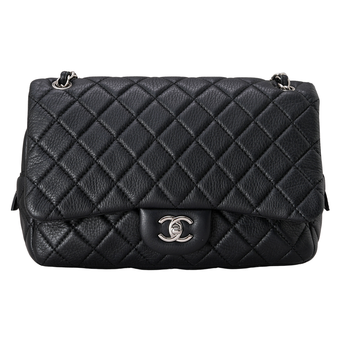 CHANEL(USED)샤넬 시즌 지퍼 체인 플랩백