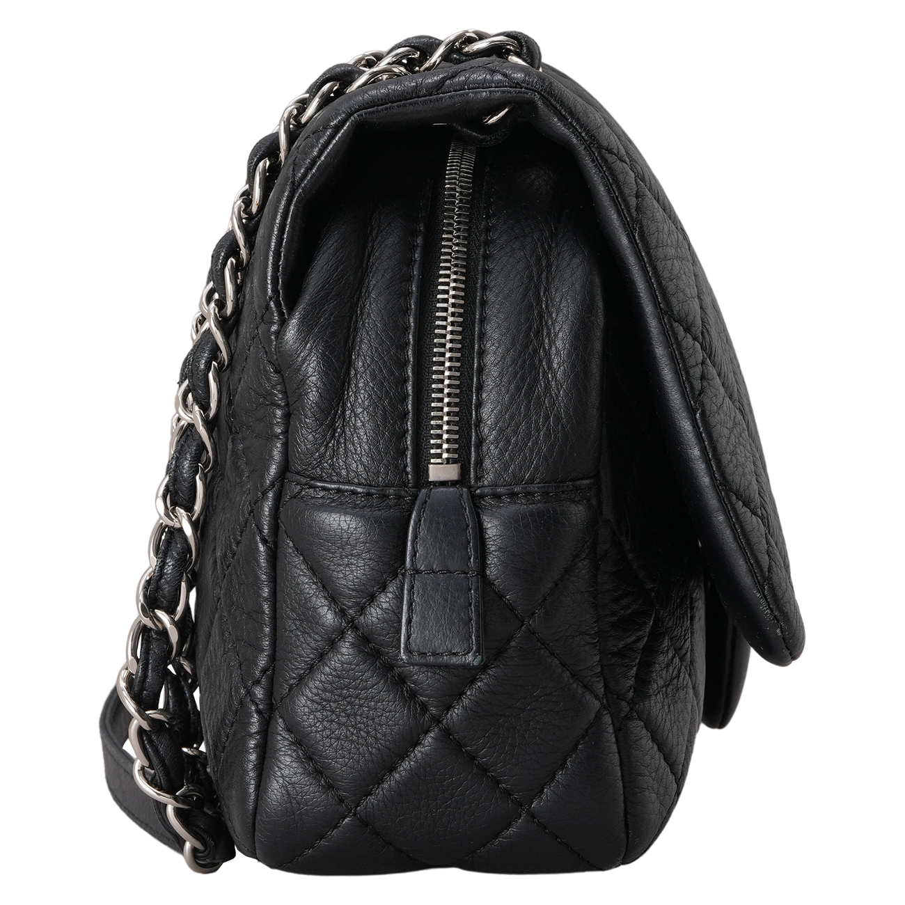 CHANEL(USED)샤넬 시즌 지퍼 체인 플랩백