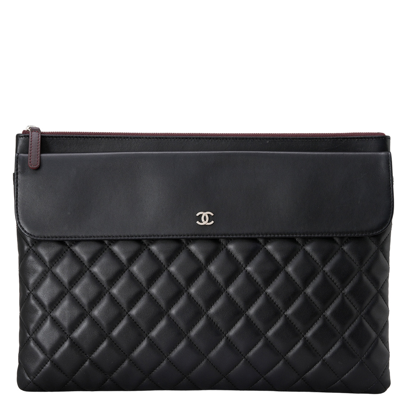 CHANEL(USED)샤넬 시즌 클래식 플랩 클러치 라지