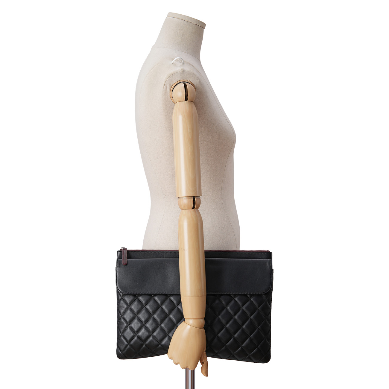 CHANEL(USED)샤넬 시즌 클래식 플랩 클러치 라지