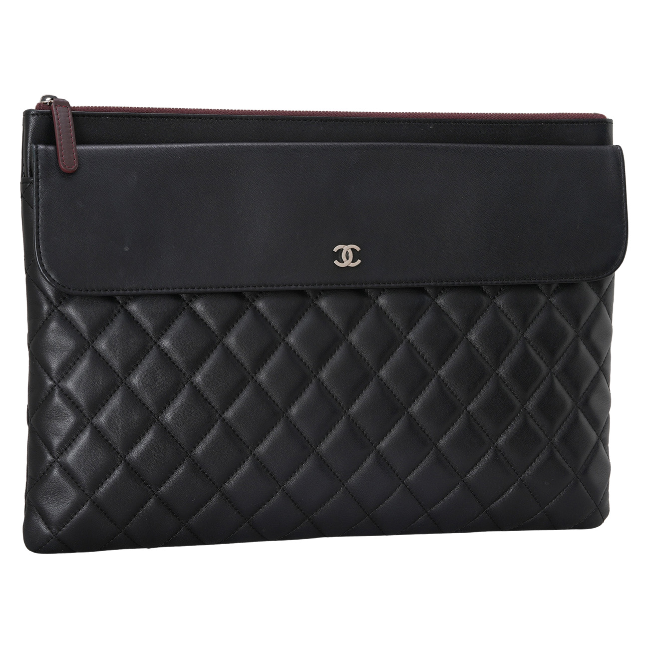 CHANEL(USED)샤넬 시즌 클래식 플랩 클러치 라지