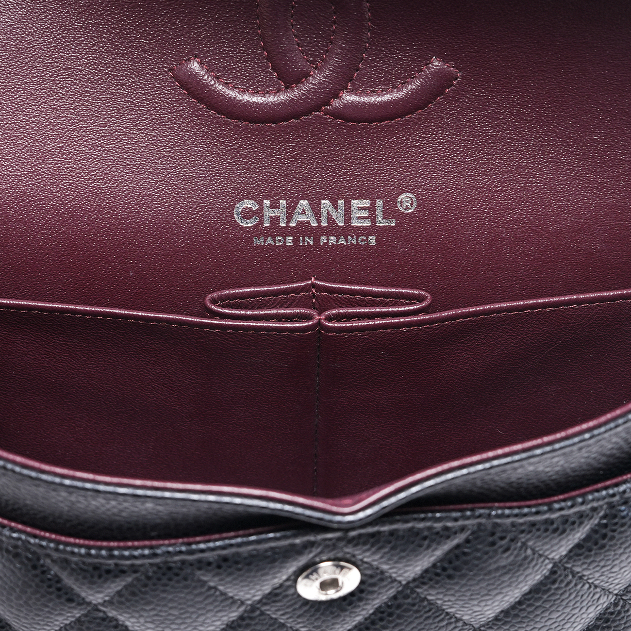 CHANEL(USED)샤넬 A01113 캐비어 클래식 스몰 플랩백