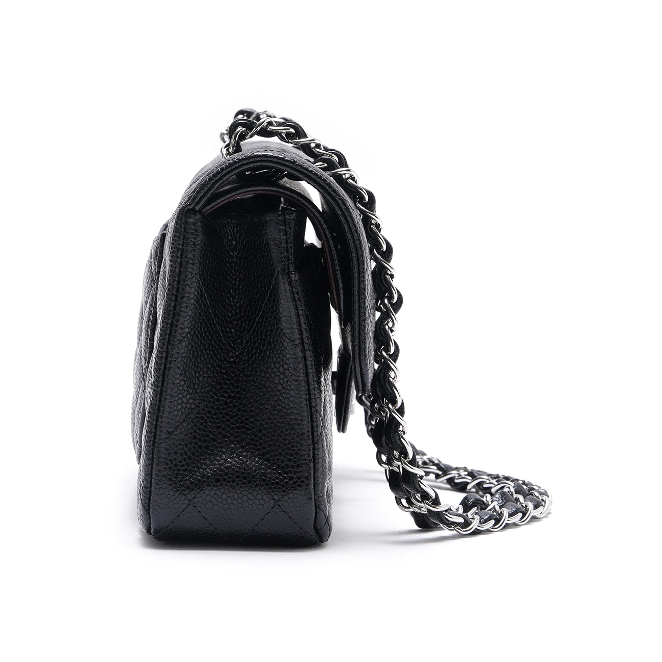 CHANEL(USED)샤넬 A01113 캐비어 클래식 스몰 플랩백