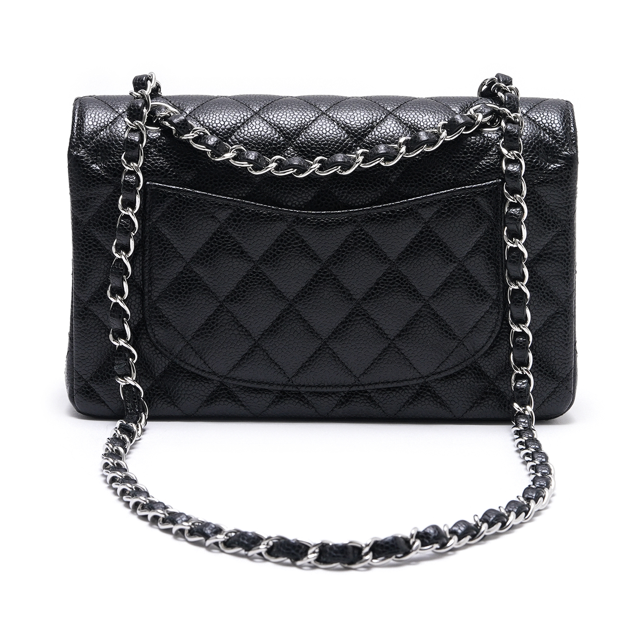 CHANEL(USED)샤넬 A01113 캐비어 클래식 스몰 플랩백