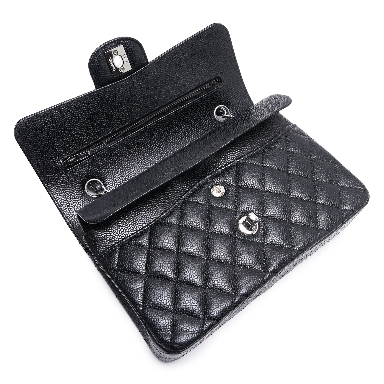 CHANEL(USED)샤넬 A01113 캐비어 클래식 스몰 플랩백