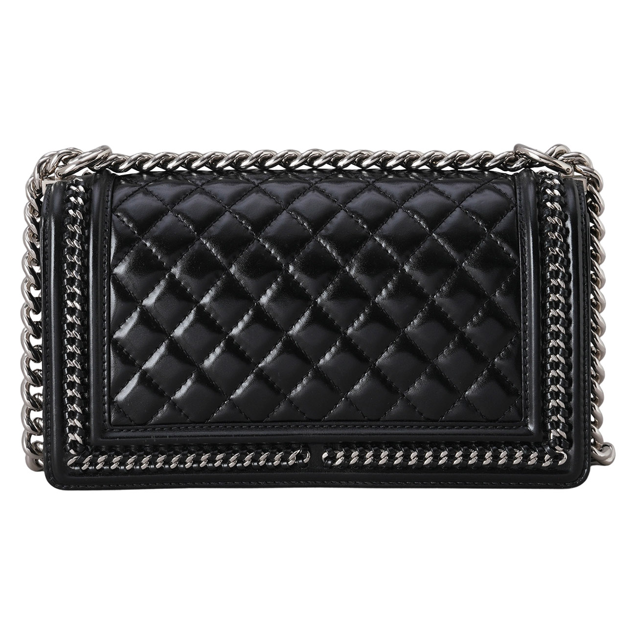 CHANEL(USED)샤넬 A67086 어라운드 체인 보이샤넬 미듐 플랩백