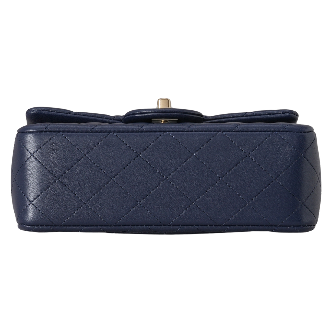 CHANEL(USED)샤넬 램스킨 클래식 뉴미니 탑핸들 체인 크로스백
