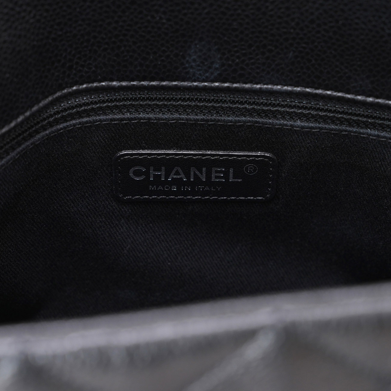 CHANEL(USED)샤넬 캐비어 CC로고 타임리스 체인 숄더백