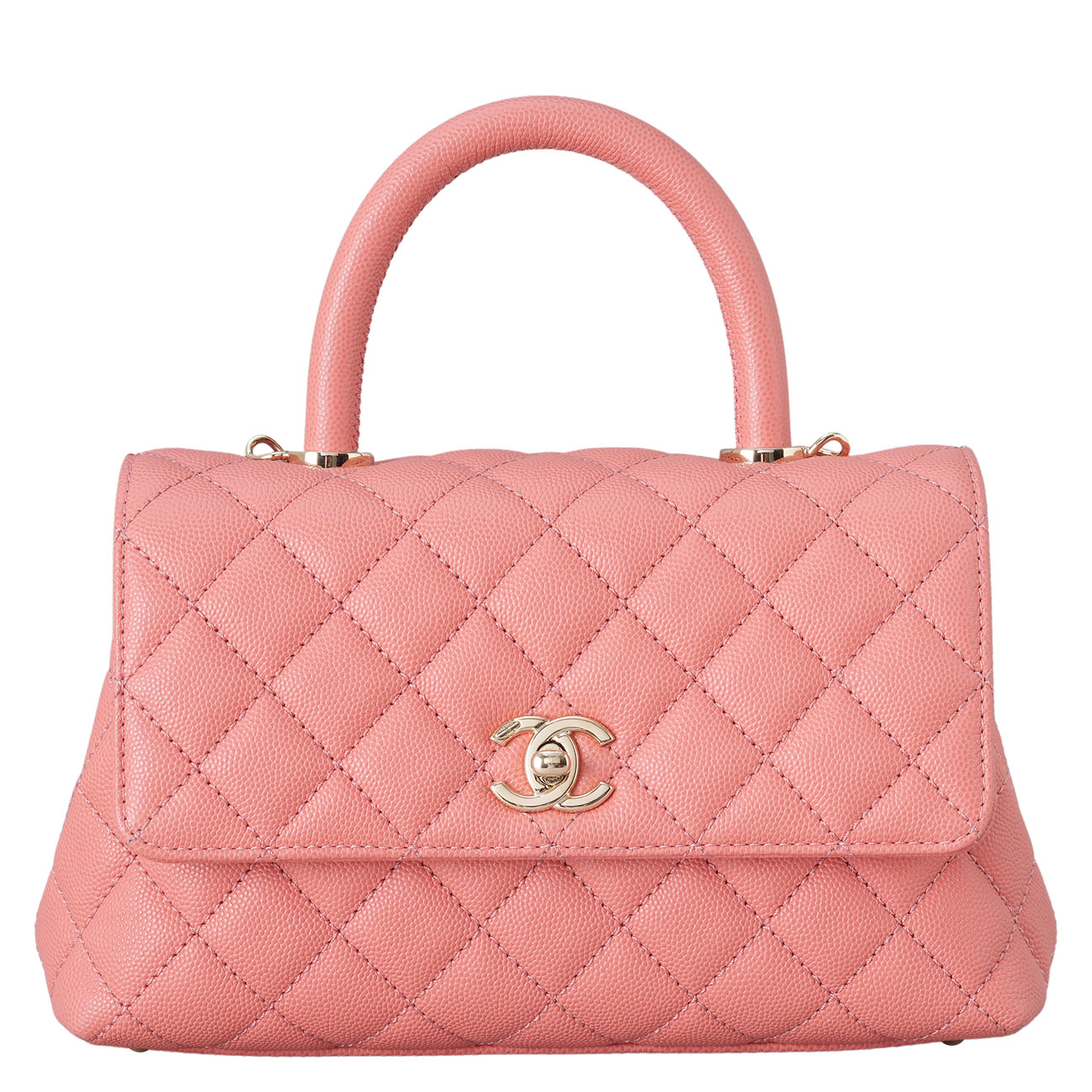 CHANEL(USED)샤넬 캐비어 코코핸들 스몰 백