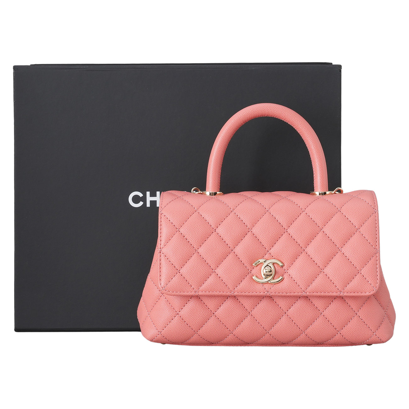 CHANEL(USED)샤넬 캐비어 코코핸들 스몰 백