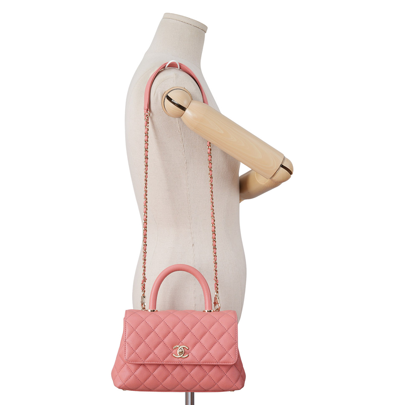 CHANEL(USED)샤넬 캐비어 코코핸들 스몰 백