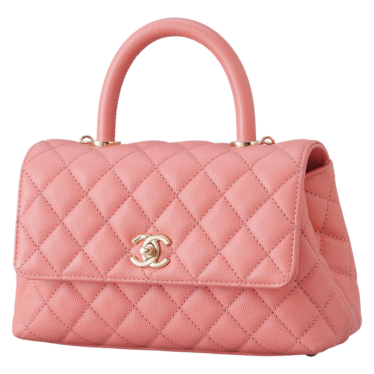 CHANEL(USED)샤넬 캐비어 코코핸들 스몰 백