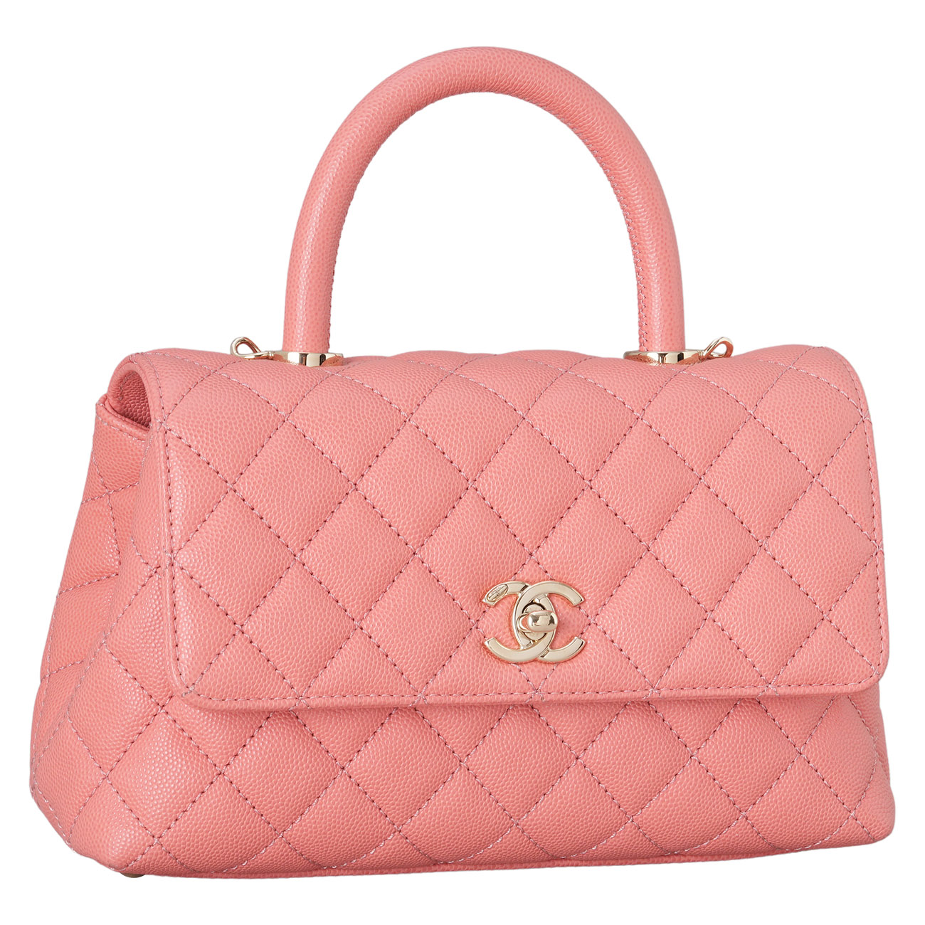CHANEL(USED)샤넬 캐비어 코코핸들 스몰 백