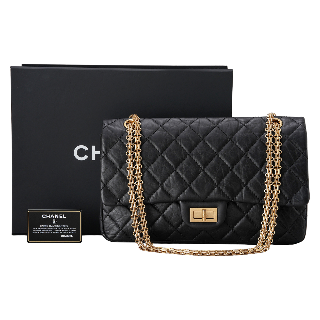 CHANEL(USED)샤넬 2.55 빈티지 라지 플랩백