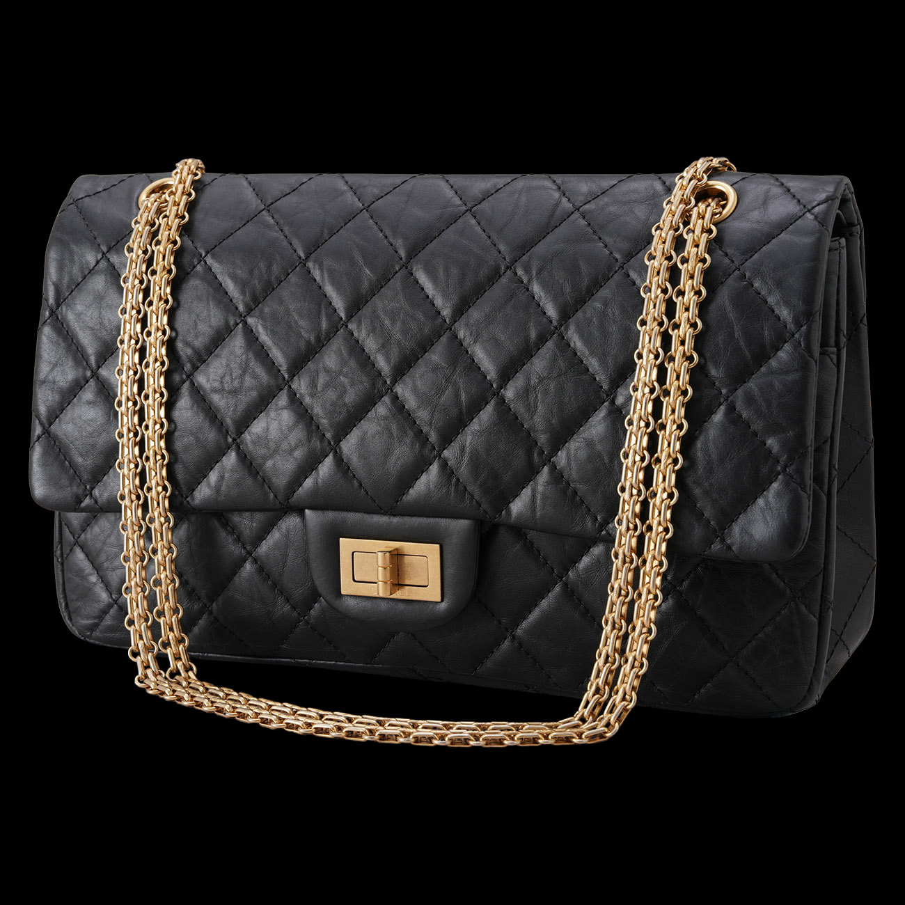 CHANEL(USED)샤넬 2.55 빈티지 라지 플랩백