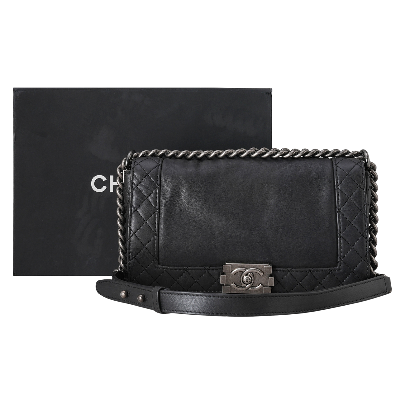 CHANEL(USED)샤넬 시즌 보이샤넬 플랩백