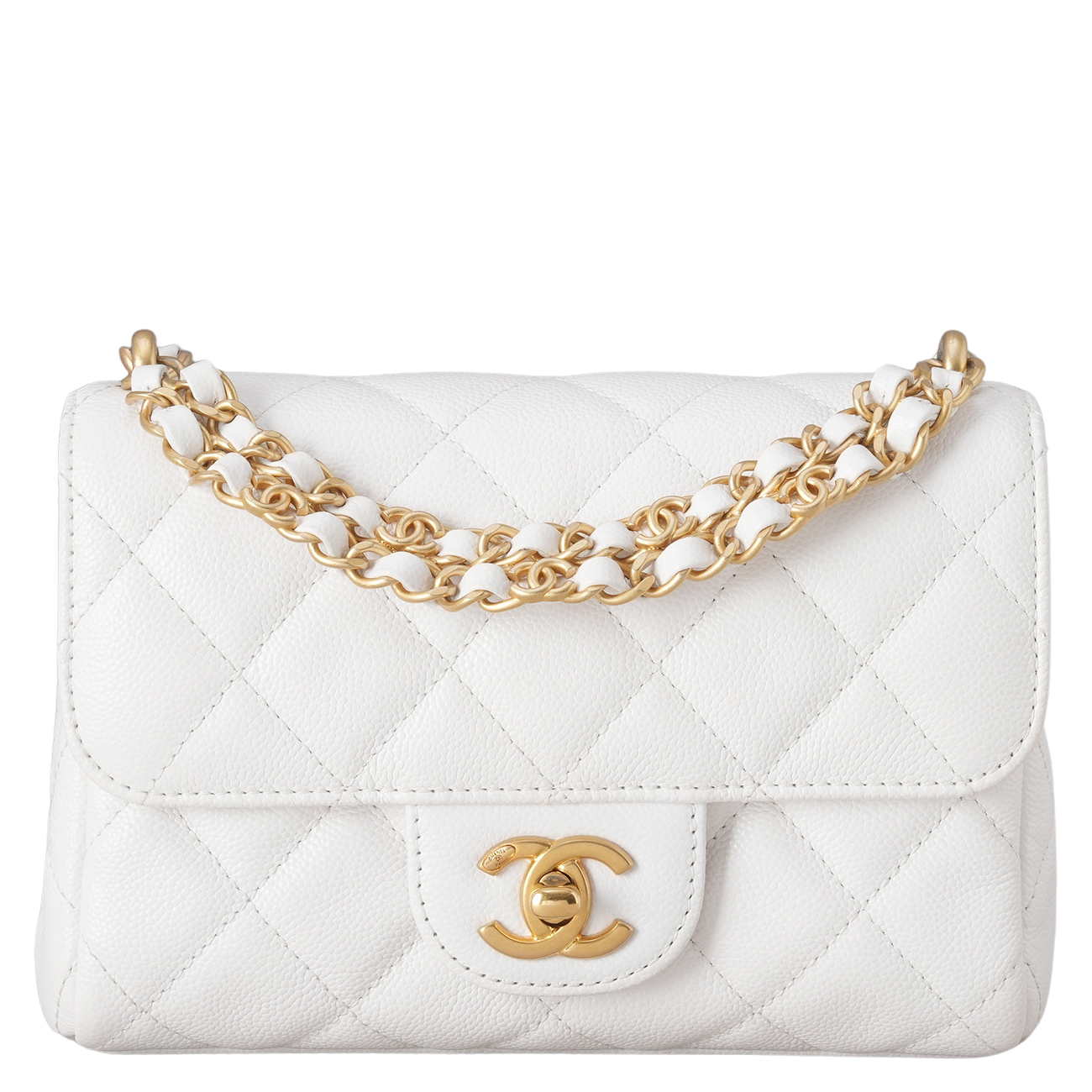 CHANEL(USED)샤넬 AS5239 시즌 캐비어 미니 체인 플랩백
