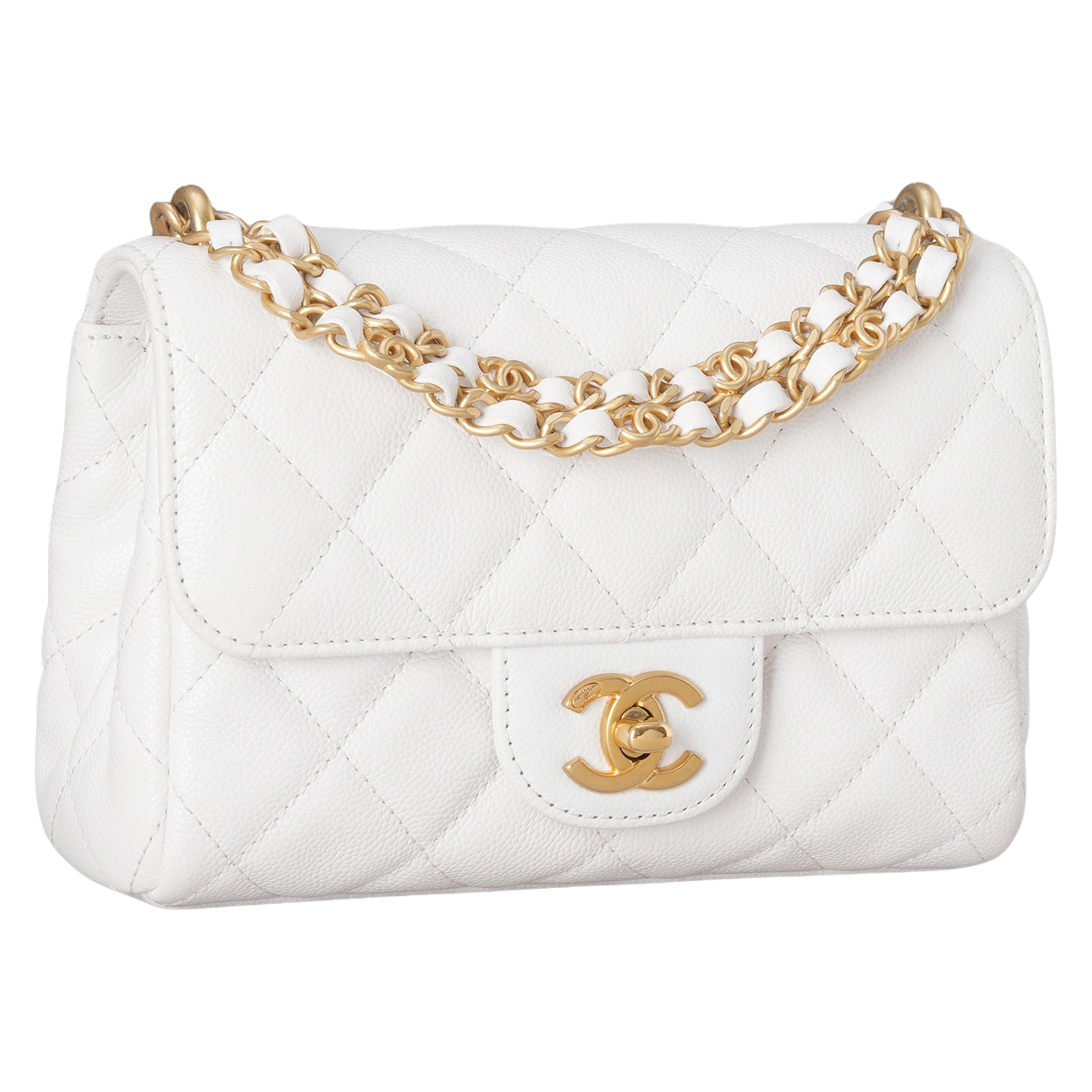 CHANEL(USED)샤넬 AS5239 시즌 캐비어 미니 체인 플랩백