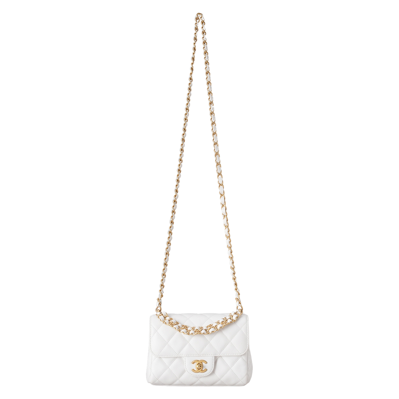 CHANEL(USED)샤넬 AS5239 시즌 캐비어 미니 체인 플랩백