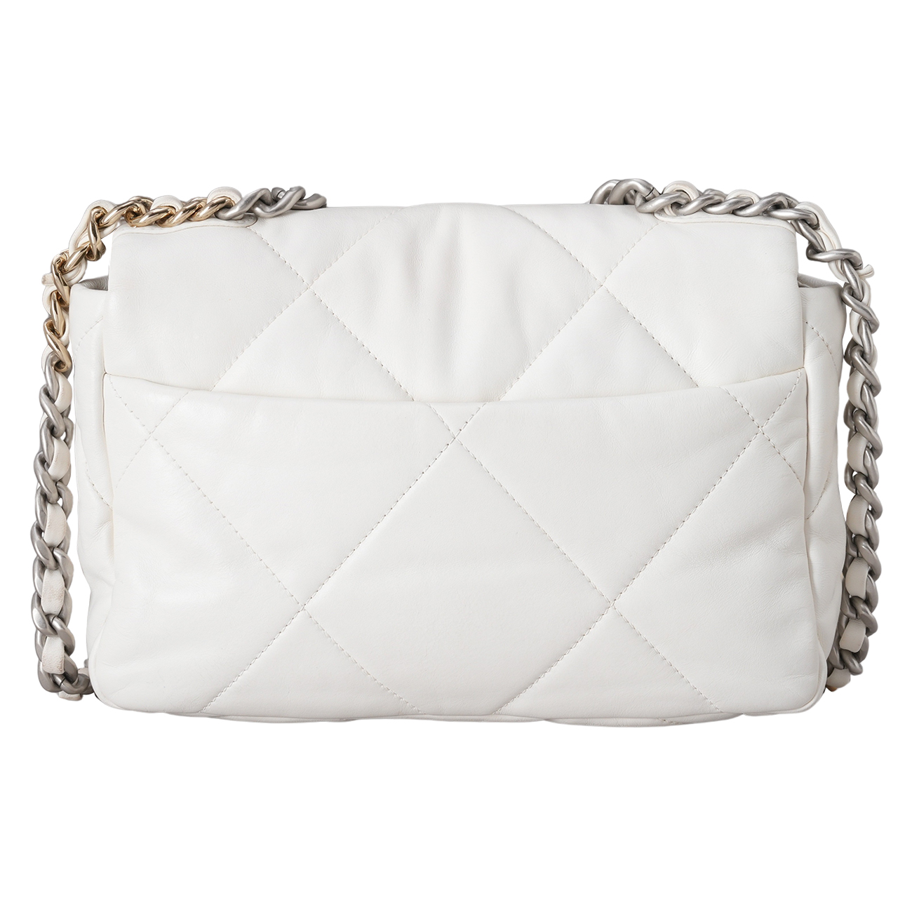 CHANEL(USED)샤넬 19백 미듐 화이트