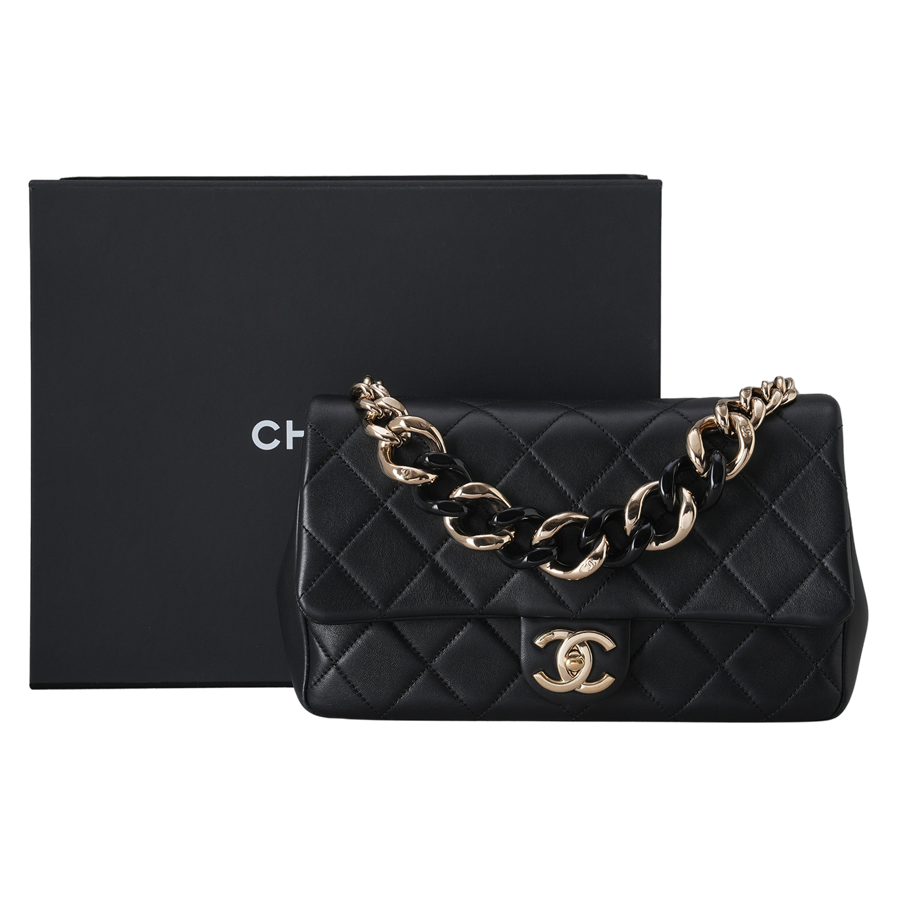 CHANEL(USED)샤넬 AS1354 시즌 체인 플랩백