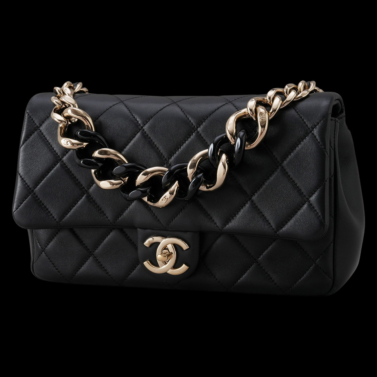 CHANEL(USED)샤넬 AS1354 시즌 체인 플랩백
