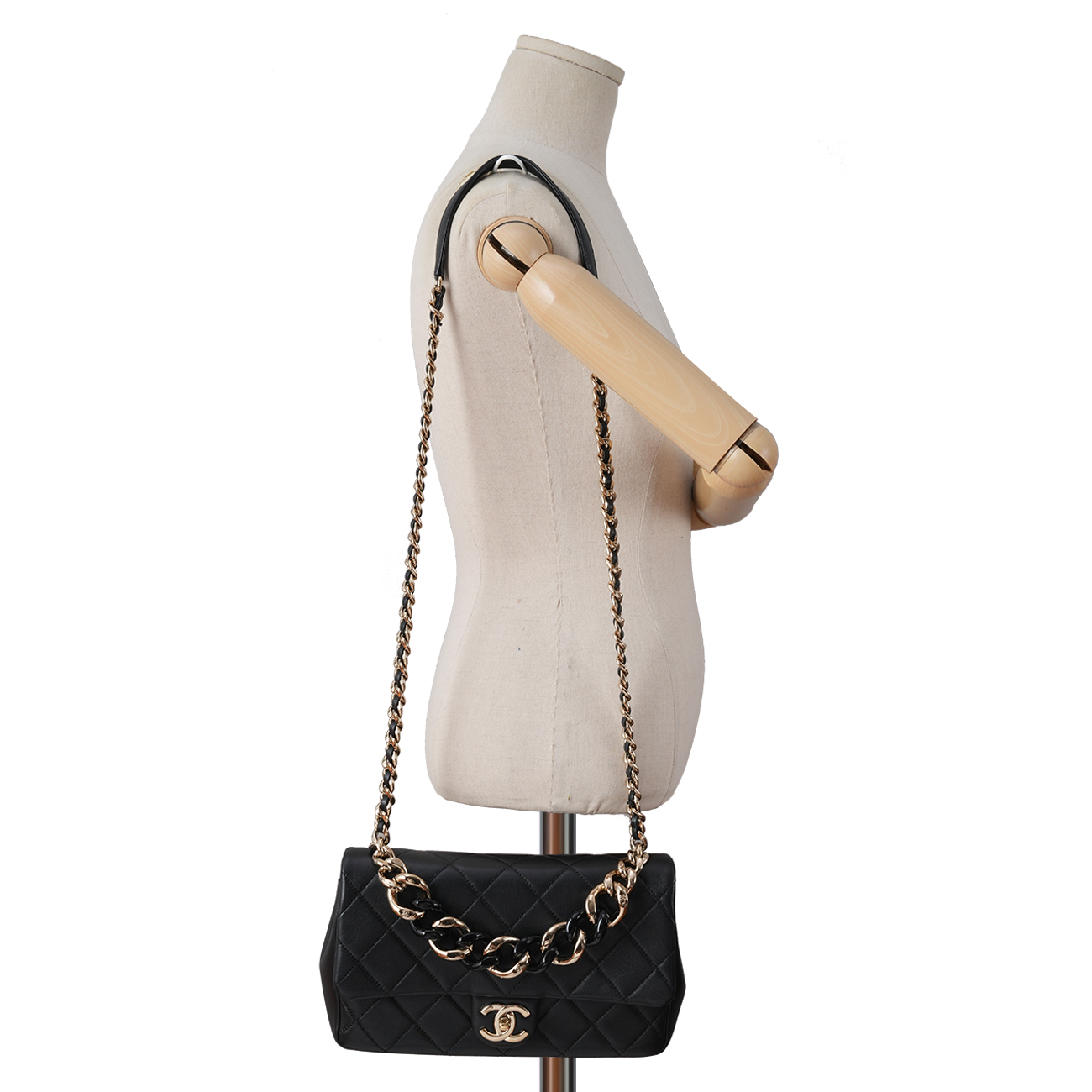 CHANEL(USED)샤넬 AS1354 시즌 체인 플랩백