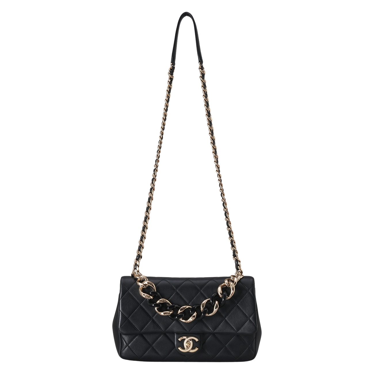 CHANEL(USED)샤넬 AS1354 시즌 체인 플랩백