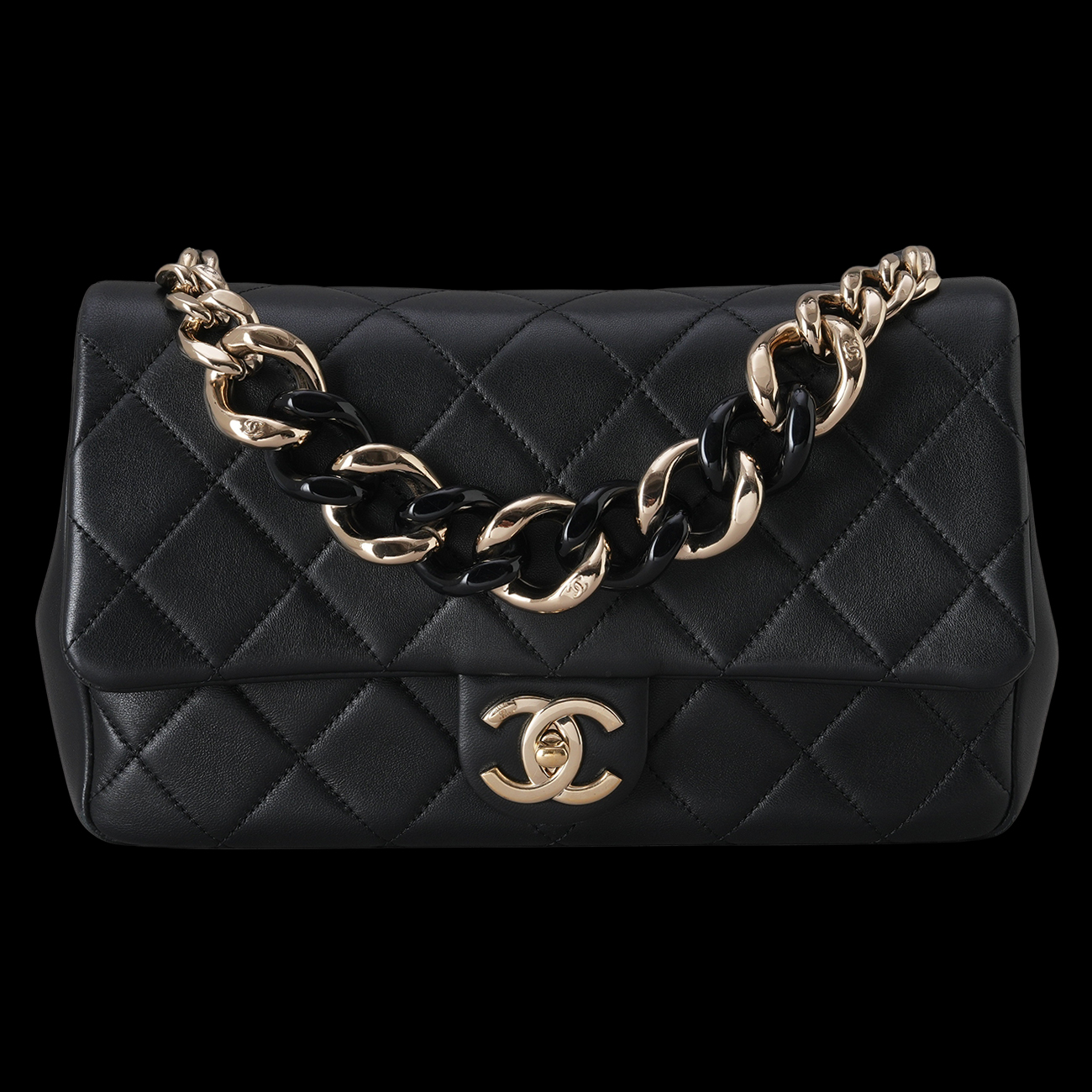 CHANEL(USED)샤넬 AS1354 시즌 체인 플랩백