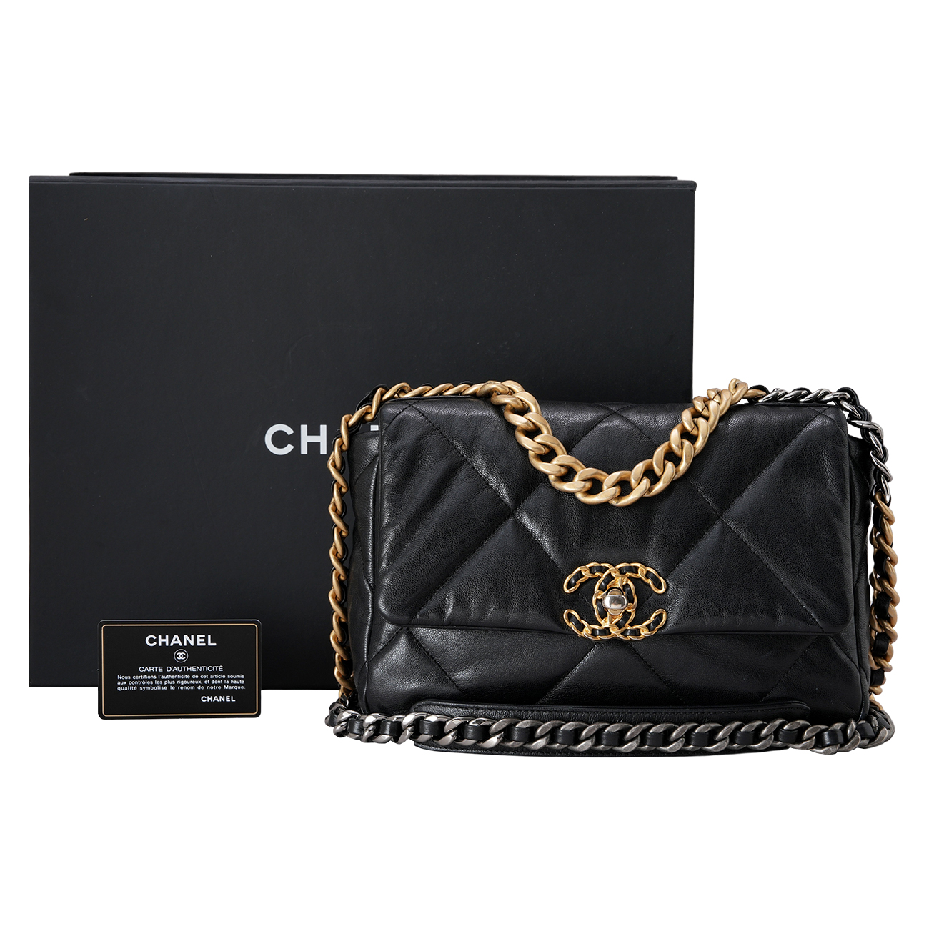 CHANEL(USED)샤넬 19 미디움 백