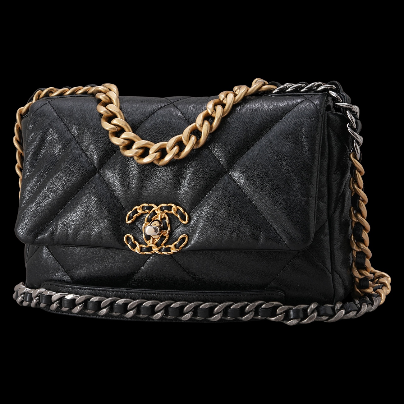 CHANEL(USED)샤넬 19 미디움 백