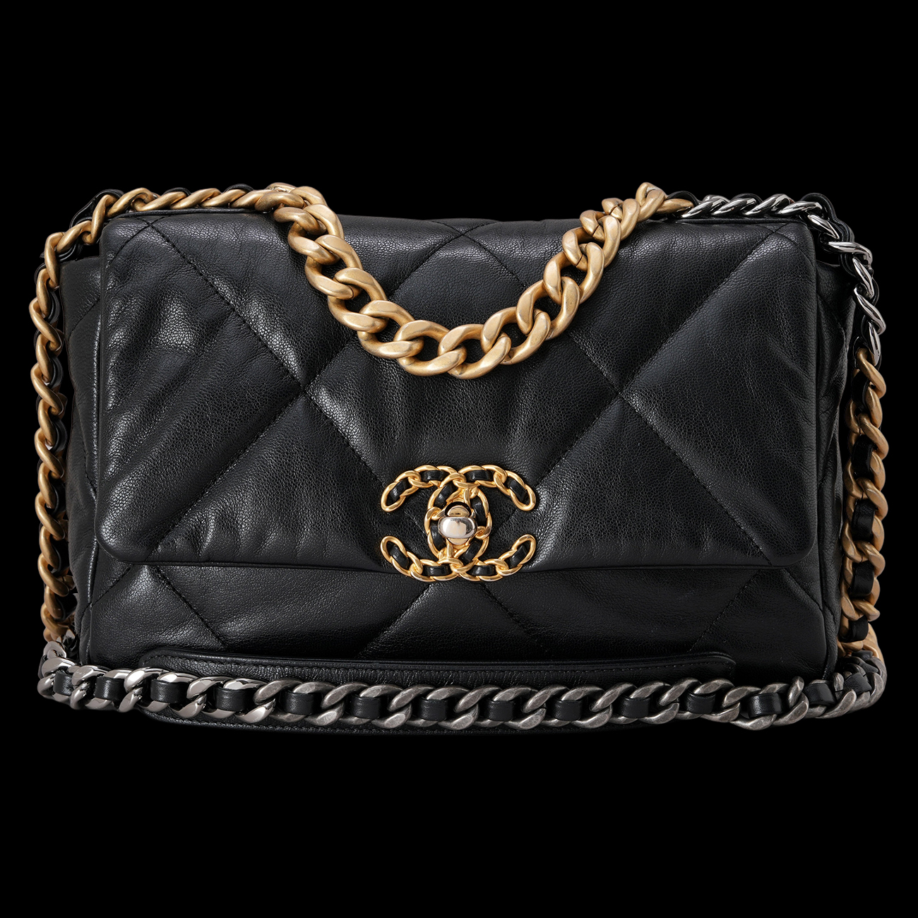 CHANEL(USED)샤넬 19 미디움 백