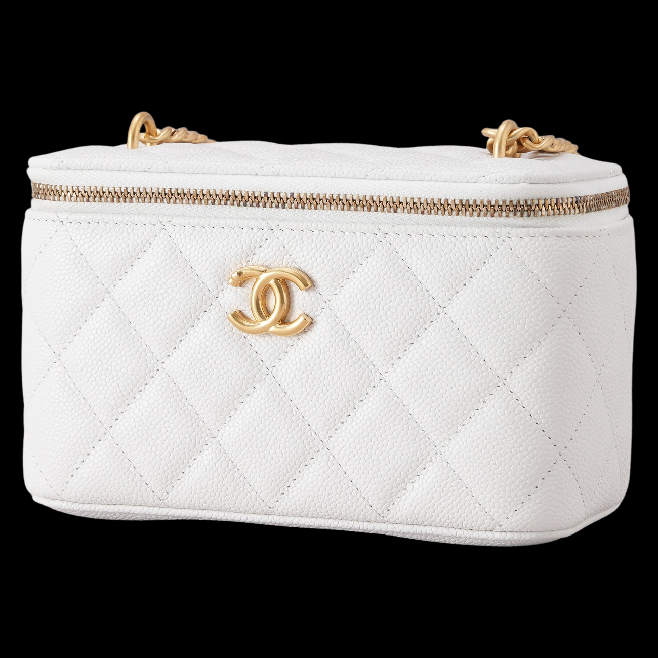 CHANEL(USED)샤넬 AP3204 캐비어 하트볼 베니티 백