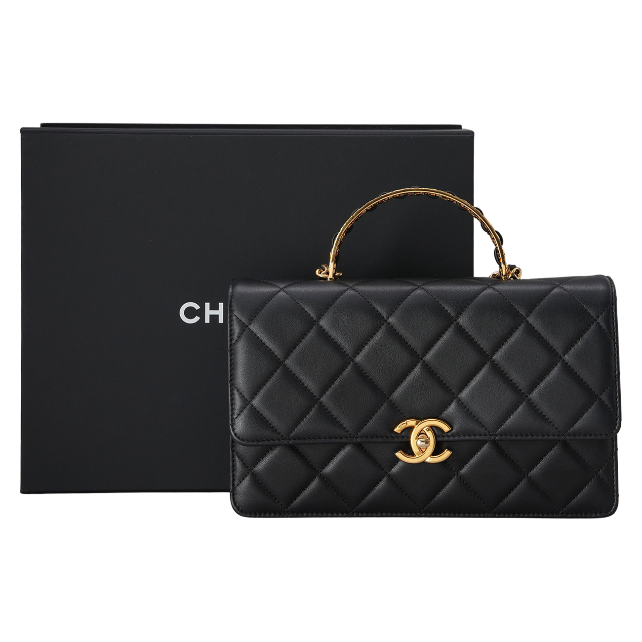 CHANEL(USED)샤넬 AS4735 시즌 탑 핸들백