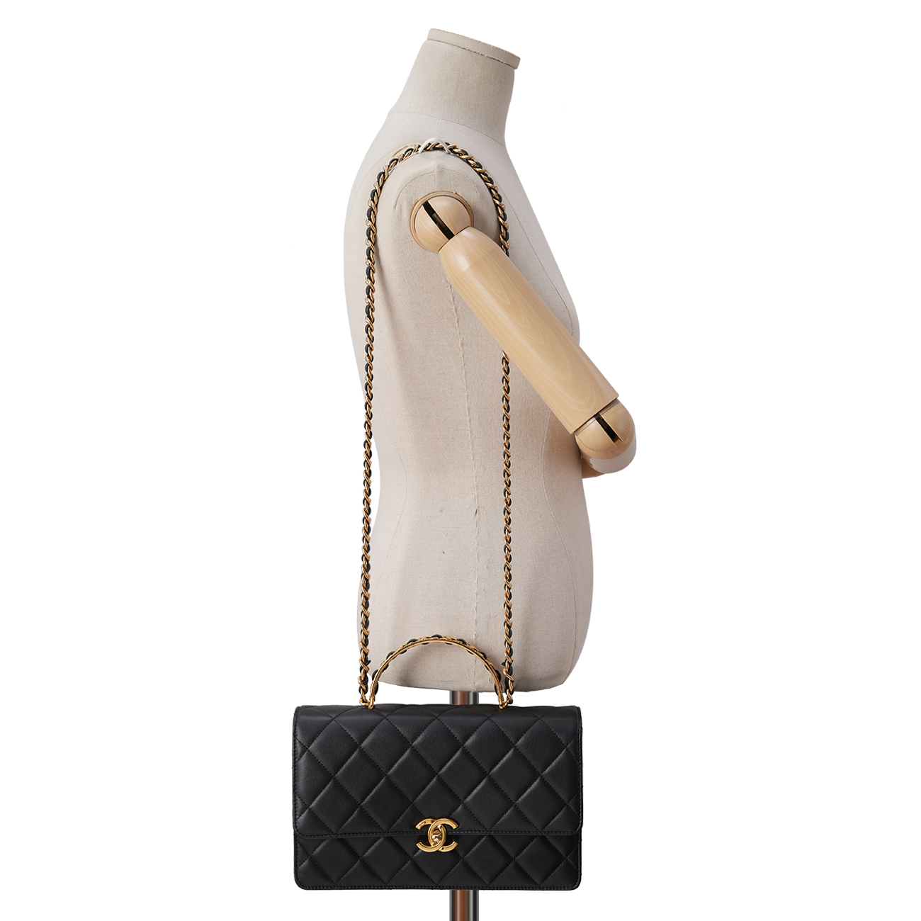CHANEL(USED)샤넬 AS4735 시즌 탑 핸들백