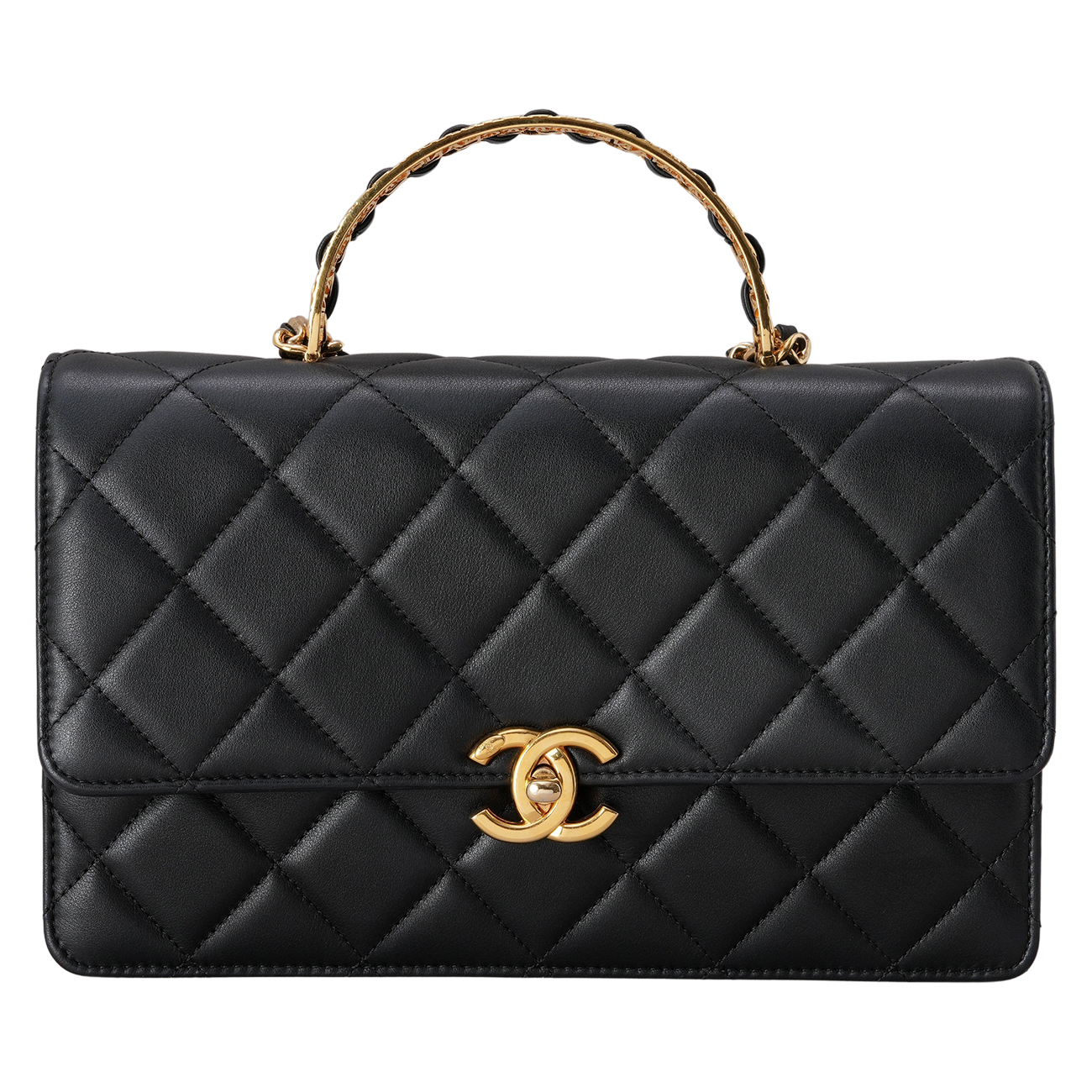 CHANEL(USED)샤넬 AS4735 시즌 탑 핸들백