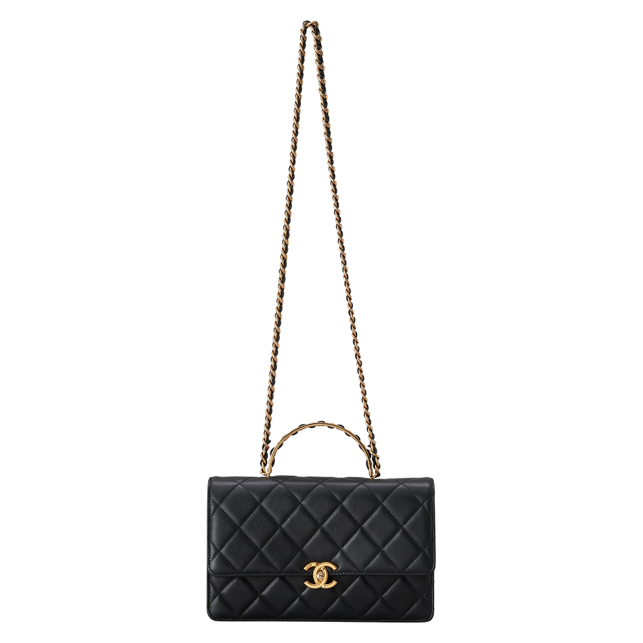 CHANEL(USED)샤넬 AS4735 시즌 탑 핸들백
