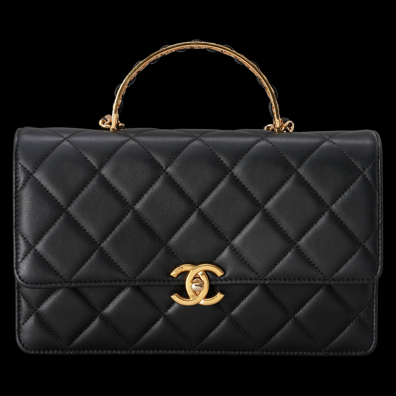 CHANEL(USED)샤넬 AS4735 시즌 탑 핸들백
