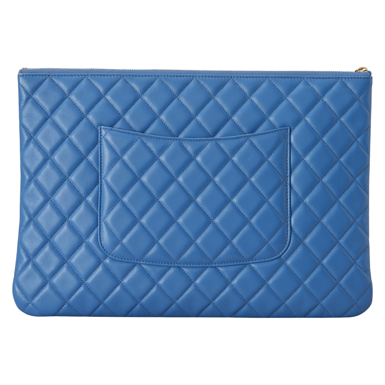 CHANEL(USED)샤넬 A82252 샤넬 클래식 램스킨 클러치 뉴미듐
