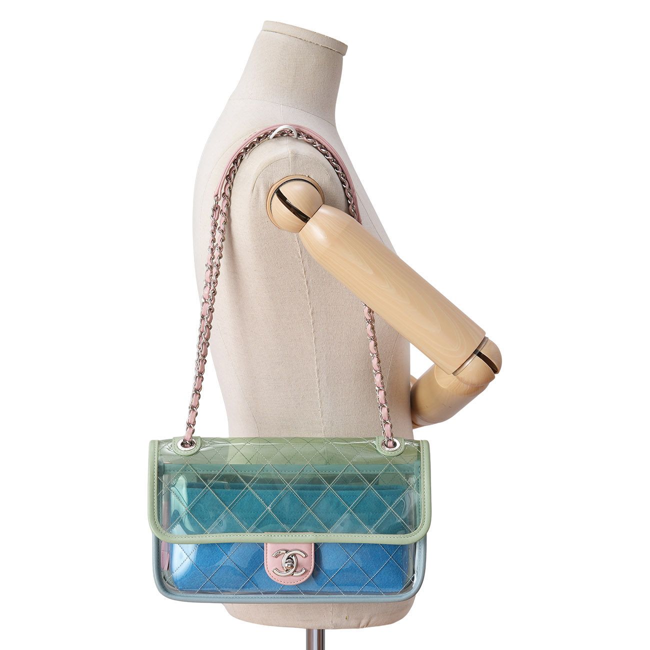 CHANEL(USED)샤넬 시즌 PVC CC로고 숄더백